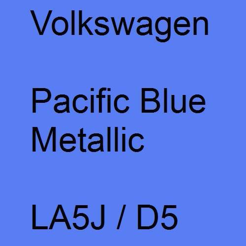 Volkswagen, Pacific Blue Metallic, LA5J / D5.